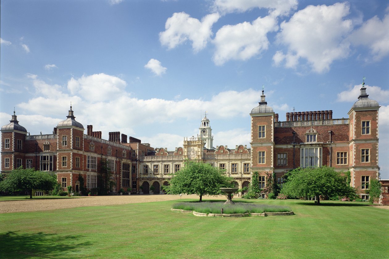 A Hertfordshire állambeli Hatfield House külseje, 1607-1212 között épült alkotó: Unbekannt Unbekannt