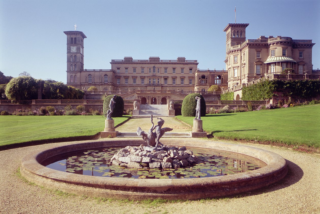 Az Osborne House külseje, East Cowes alkotó: Unbekannt Unbekannt