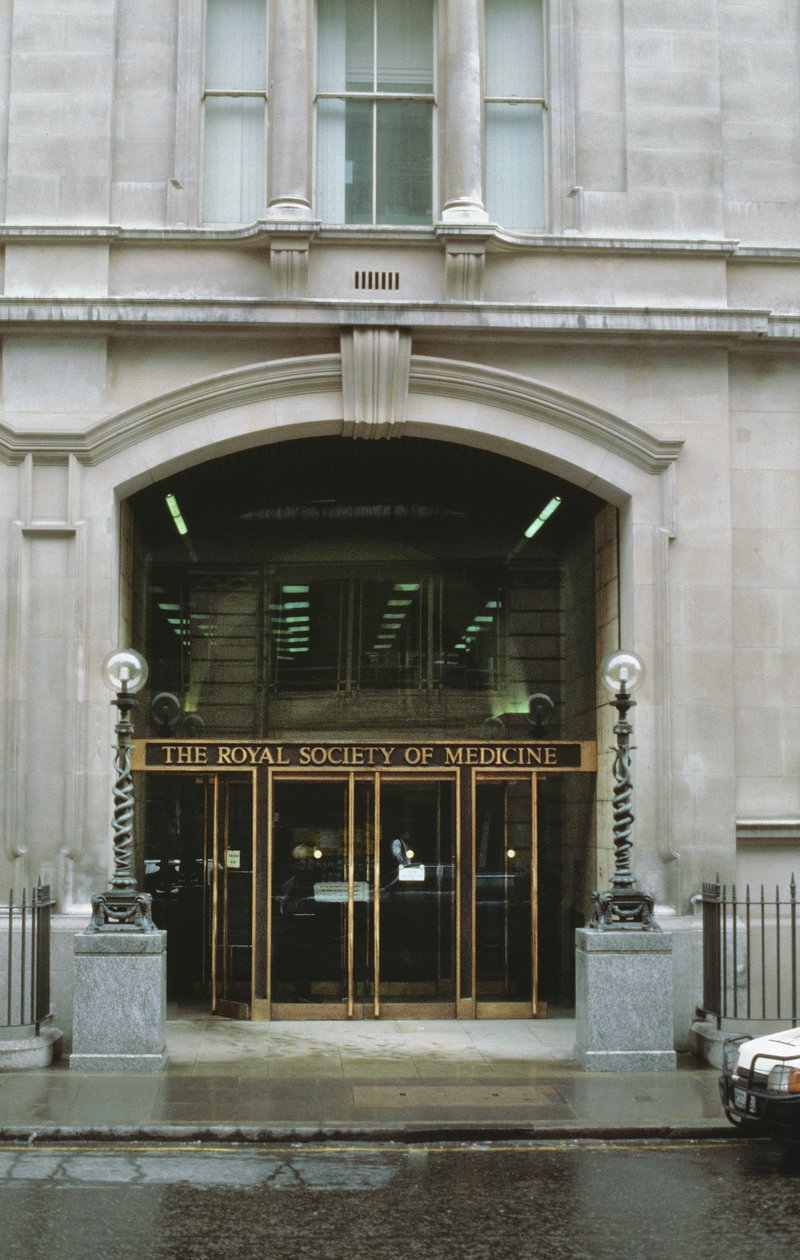 A Royal Society of Medicine külseje, Wimpole St, London W1 alkotó: Unbekannt Unbekannt