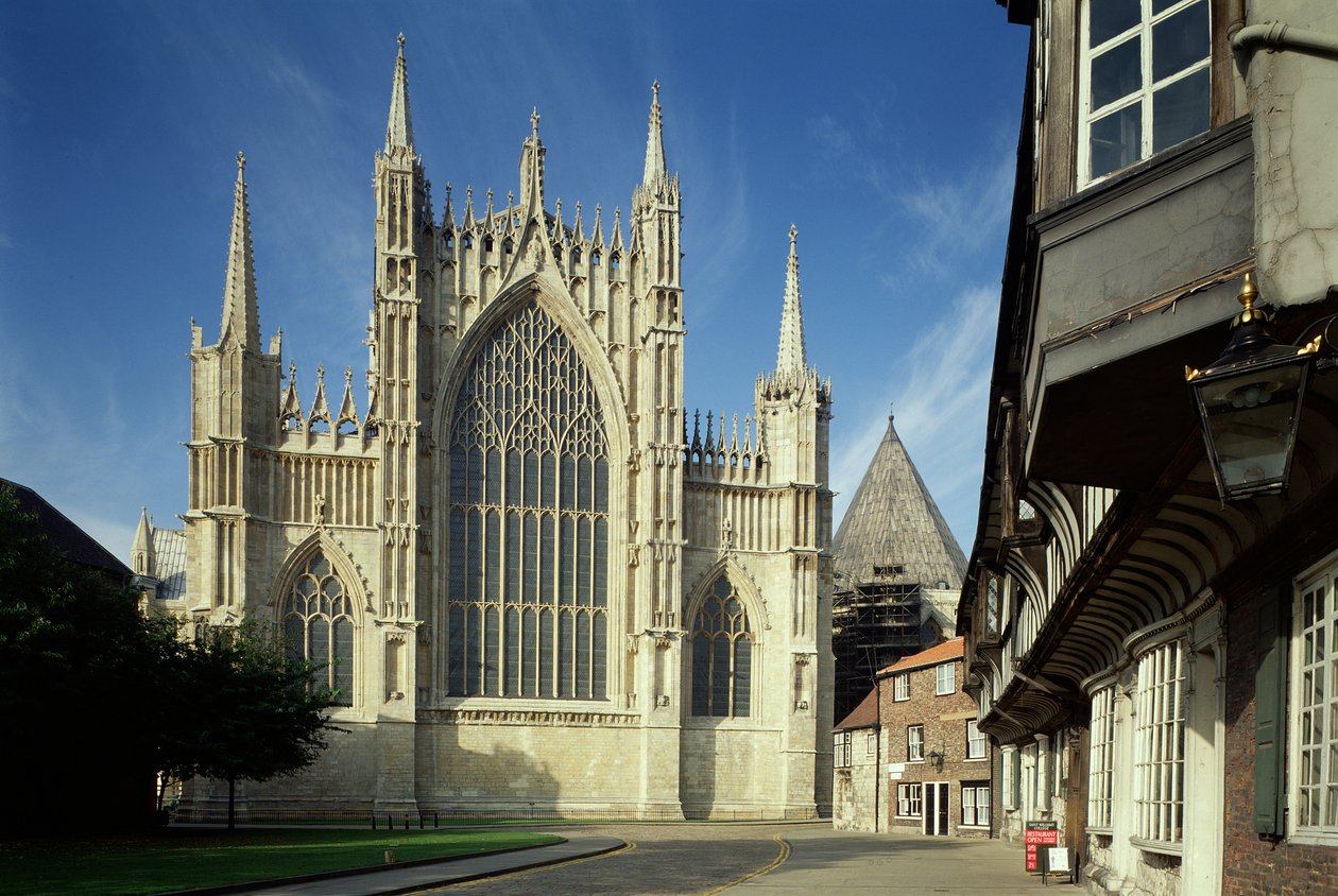 Külső nézet a York Minster, Yorkshire államban alkotó: Unbekannt Unbekannt