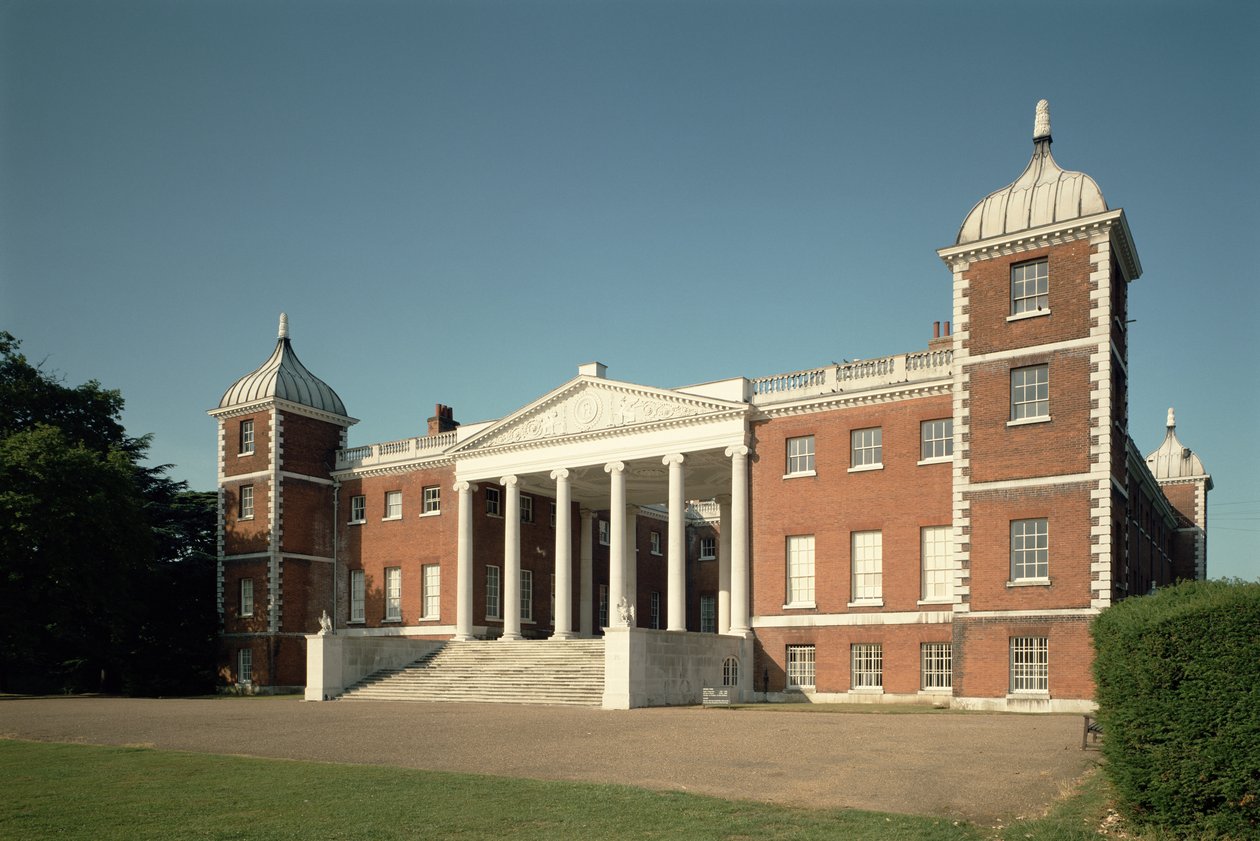 Külső nézet a keleti oldalról, Osterley Park, Middlesex alkotó: Unbekannt Unbekannt