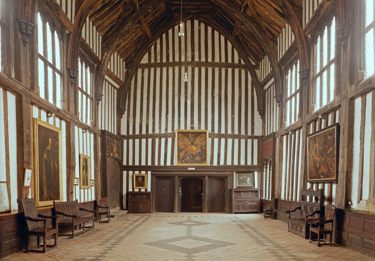 Gainsborough Old Hall, The Great Hall, c.1460-80 English School, Lincolnshire, Egyesült Királyság alkotó: Unbekannt Unbekannt