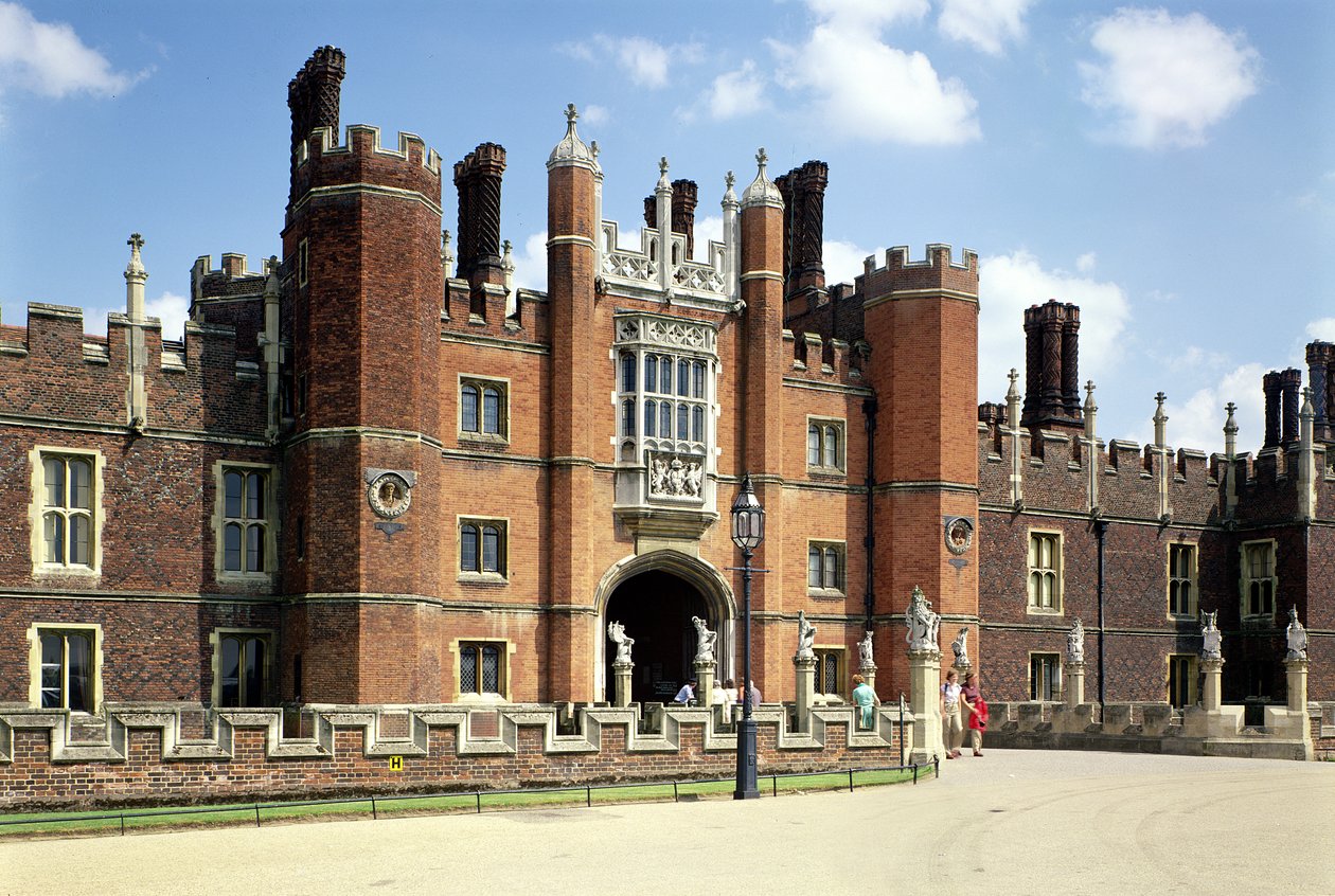 Hampton Court Palace in Spring 14 & 1520 (H5996) alkotó: Unbekannt Unbekannt