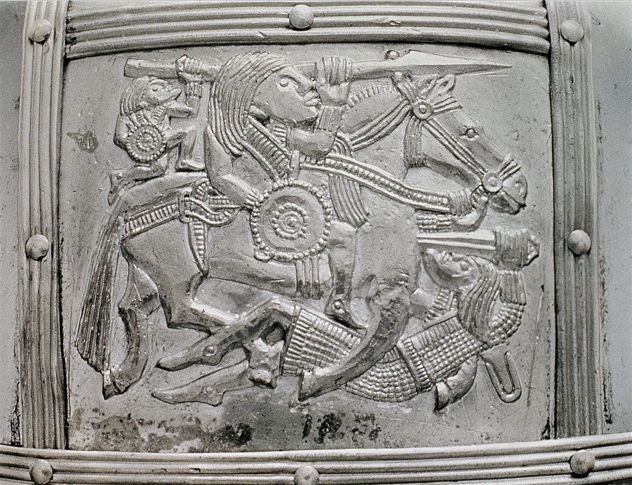 Sisaktöredék, a Sutton Hoo kincsből, Kr.u. 7. század alkotó: Unbekannt Unbekannt