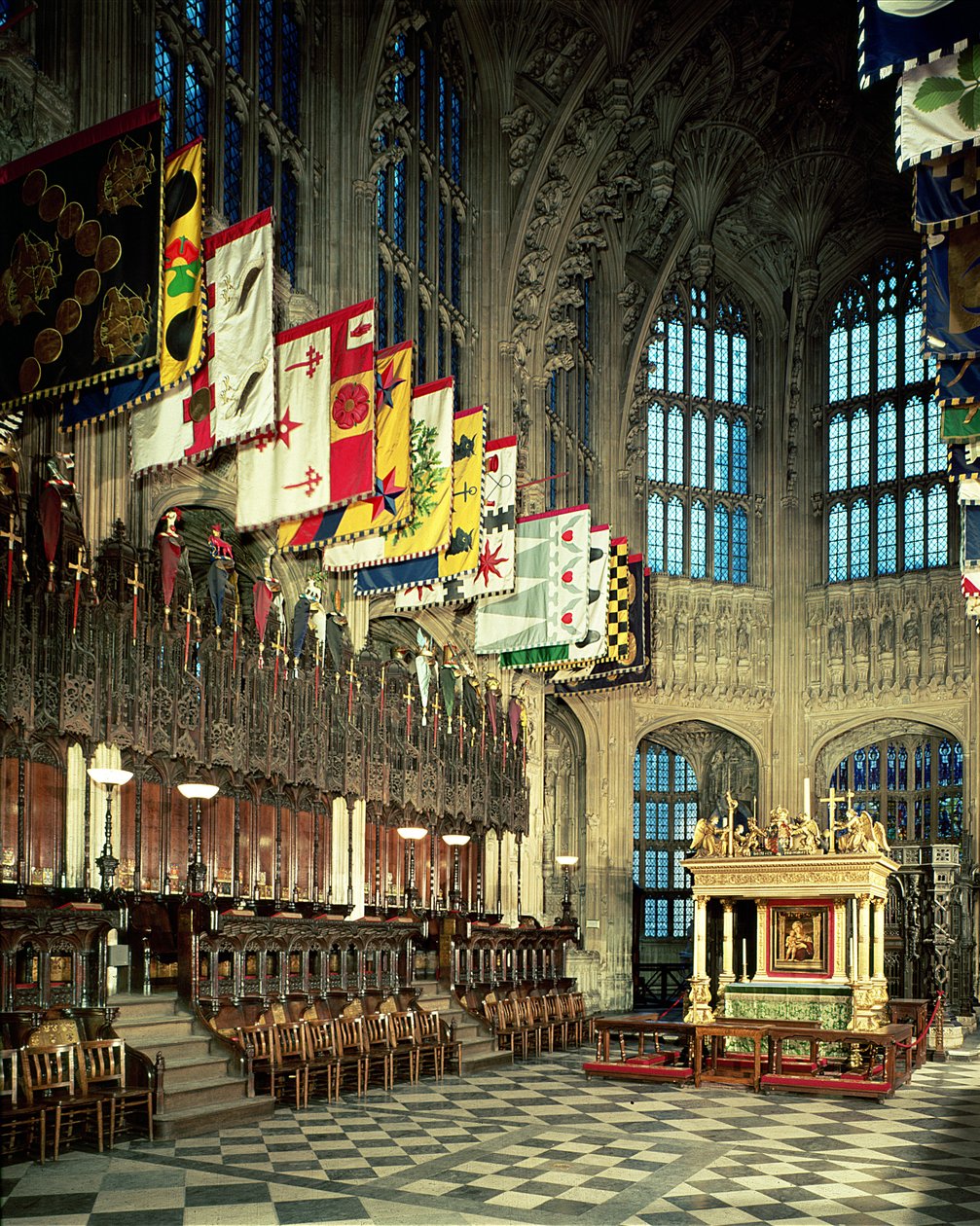 VII. Henrik Lady Chapel, 1503-ban kezdődött, Angol Iskola, (16. század), Westminster Abbey, London, Egyesült Királyság alkotó: Unbekannt Unbekannt