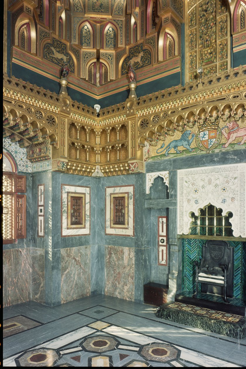 Belső, Cardiff Castle, Wales, 1875 körül épült alkotó: Unbekannt Unbekannt