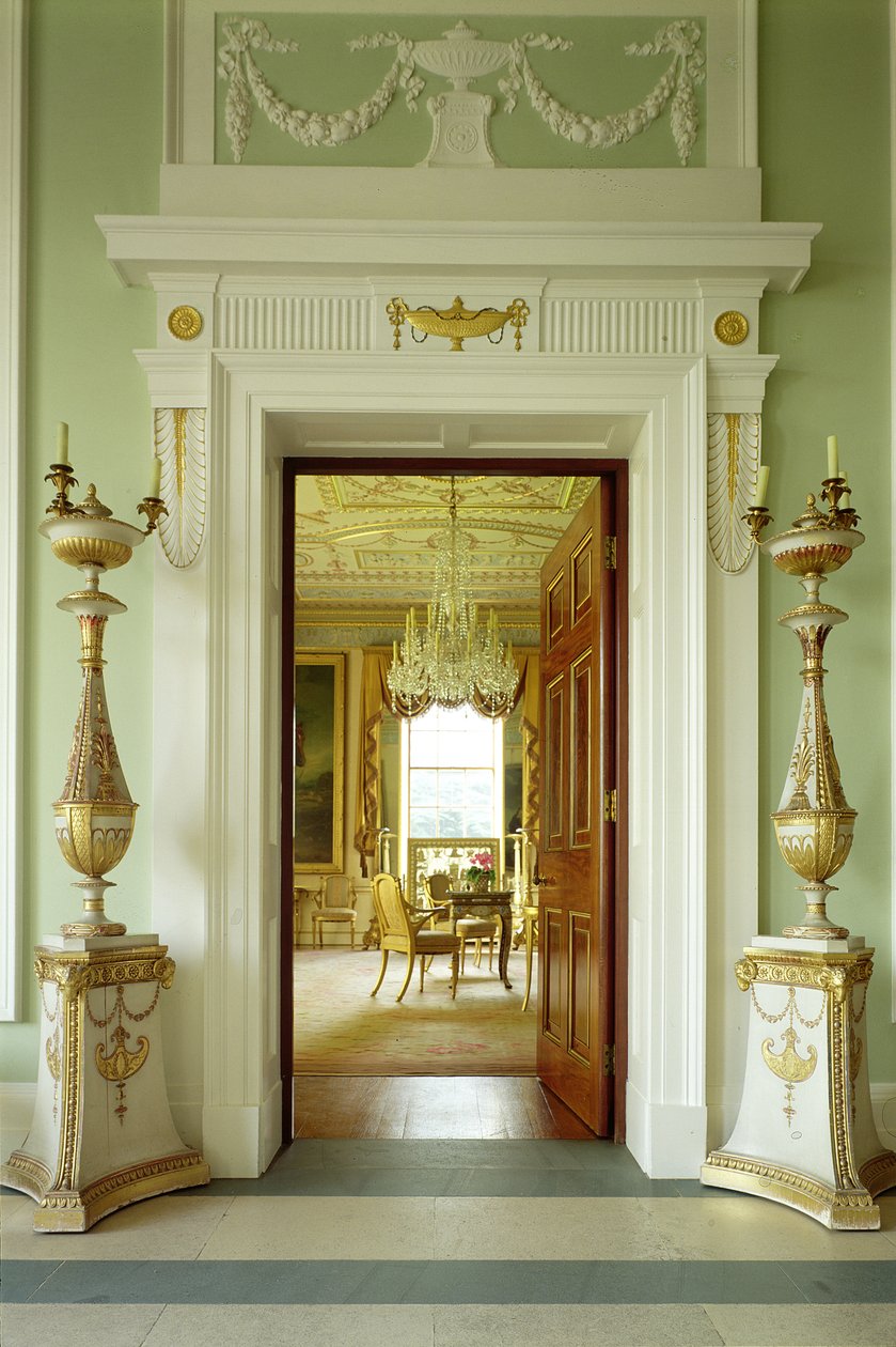 Belső, Sledmere House, Yorkshire alkotó: Unbekannt Unbekannt