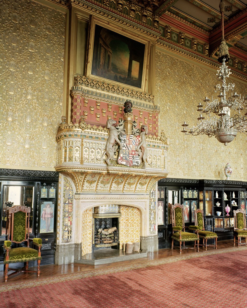 A velencei szalon belseje, Carlton Towers, Yorkshire alkotó: Unbekannt Unbekannt