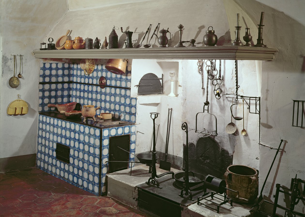 A Hotel de Cabris konyhájának belseje, 1774 alkotó: Unbekannt Unbekannt
