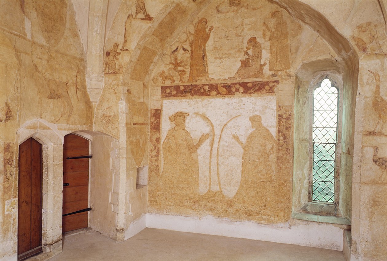 Beltéri falfestmények, Longthorpe Tower, Cambridgeshire alkotó: Unbekannt Unbekannt