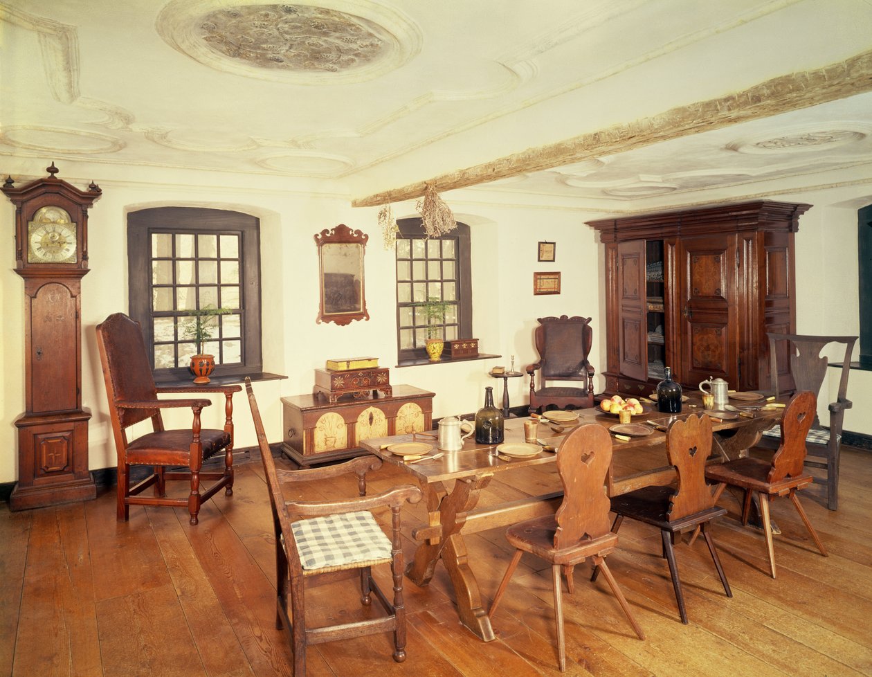 Kershner Parlour, Wernersville, Pennsylvania, 1755 alkotó: Unbekannt Unbekannt