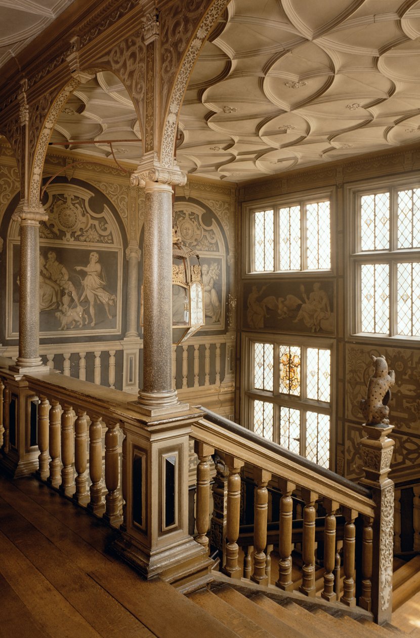 Knole House 1610 körül, The Staircase, Sevenoaks, Kent, Egyesült Királyság alkotó: Unbekannt Unbekannt