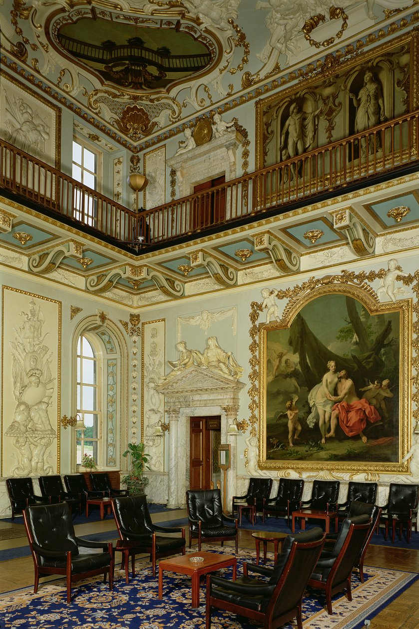 Moor Park, a terem belseje, Jacopo Amigoni (kb. 1675-1752), Hertfordshire, Egyesült Királyság alkotó: Unbekannt Unbekannt