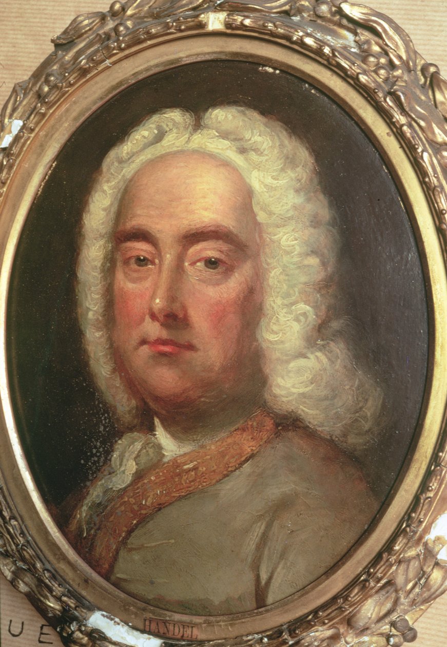 George Frederick Händel (1685-1759) portréja alkotó: Unbekannt Unbekannt