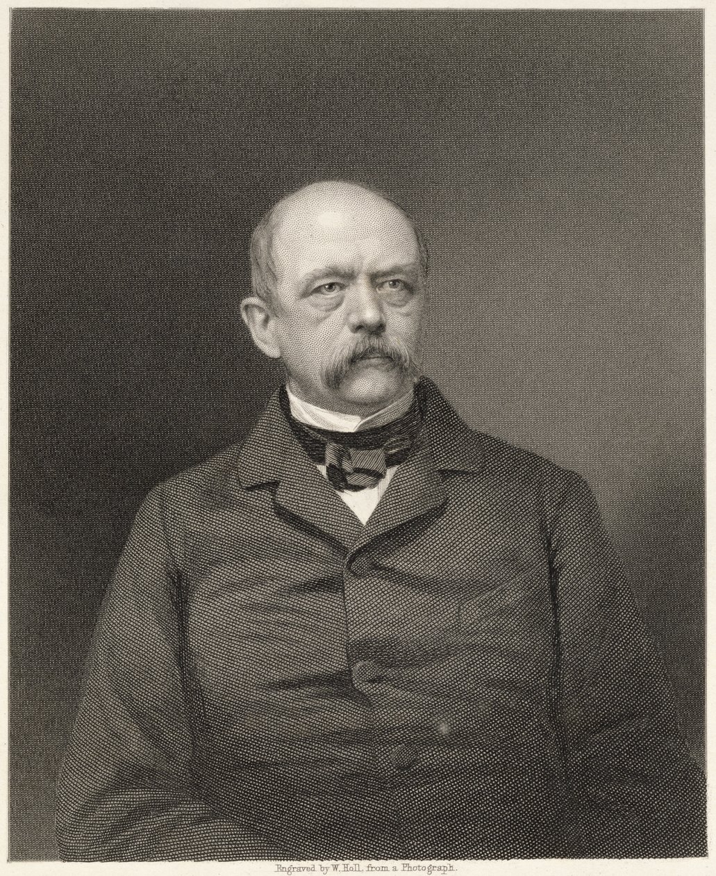 Otto von Bismarck (1815-98) portréja, amelyet William Holl (1807-71) vésett fényképről, kocsma. írta William Mackenzie alkotó: Unbekannt Unbekannt
