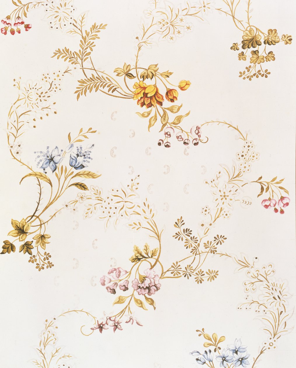 Rokokó aszimmetrikus virágminta, Anna Maria Garthwaite, 1744 alkotó: Unbekannt Unbekannt