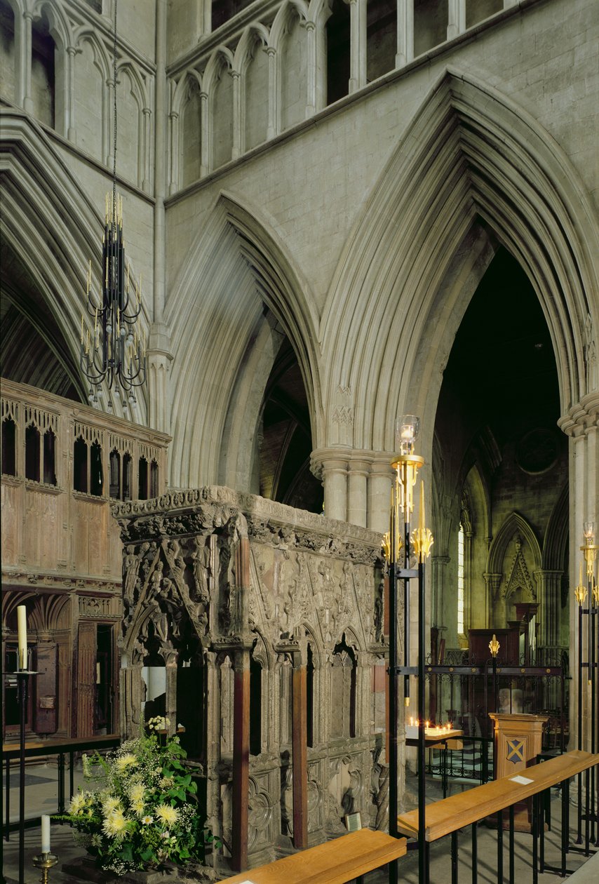 Szentély délnyugatról, St. Albans Cathedral, Hertfordshire alkotó: Unbekannt Unbekannt