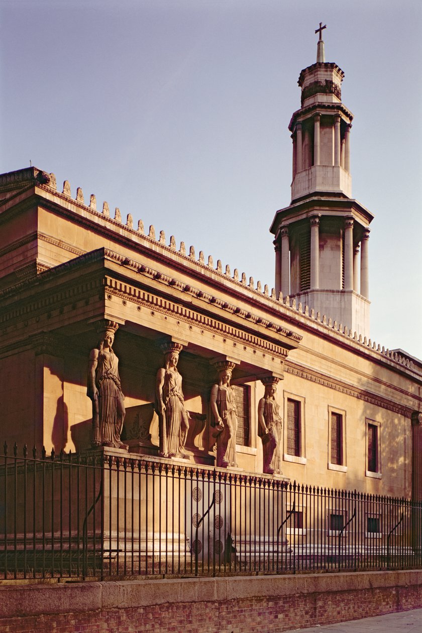 St. Pancras Church 1819-22, Charles Frederick Inwood (1798-1840), London, Egyesült Királyság alkotó: Unbekannt Unbekannt