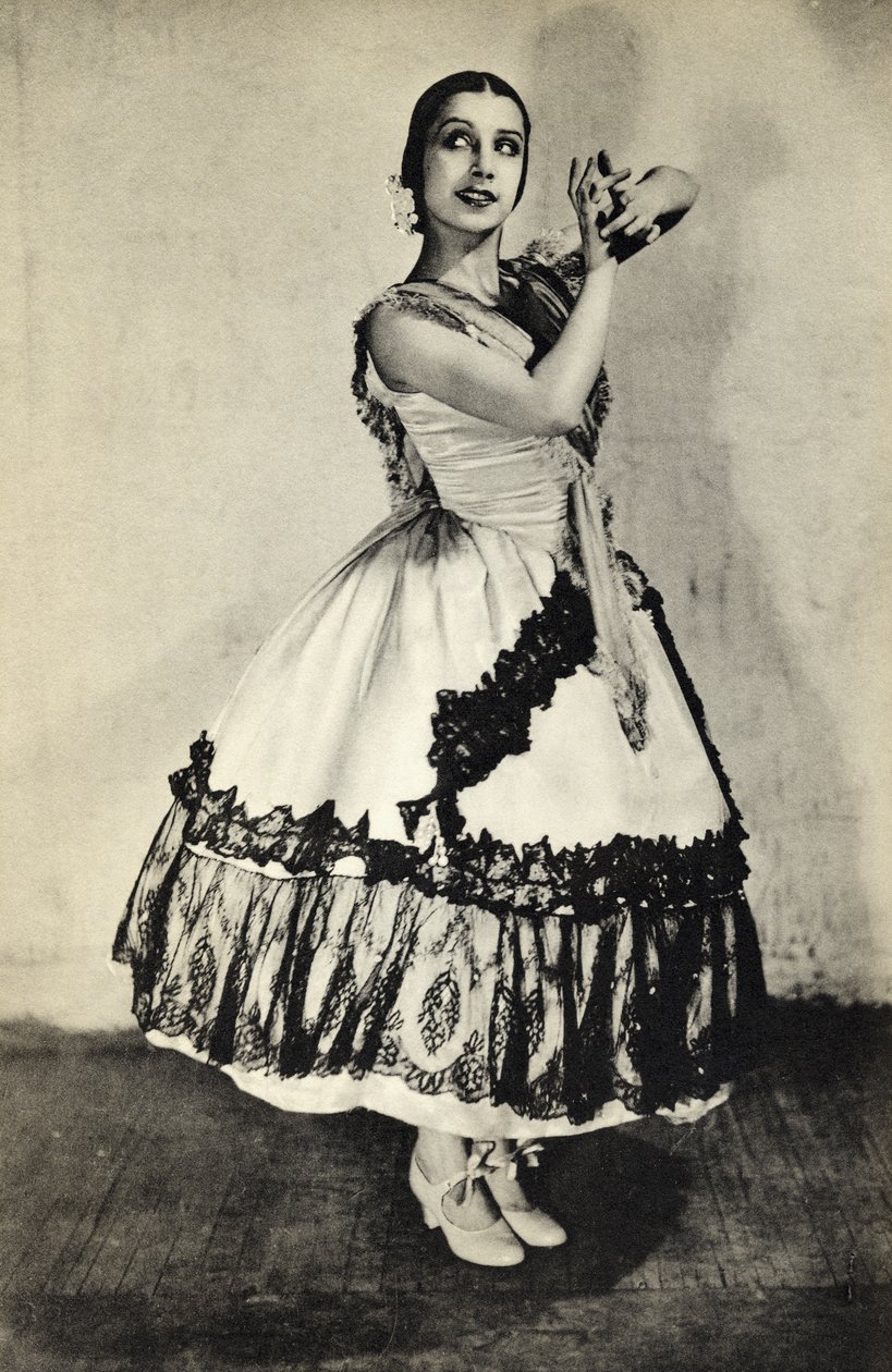 Tamara Toumanova, a "Footnotes to the Ballet"-ből, 1938-ban jelent meg (bw fotó) alkotó: Unbekannt Unbekannt