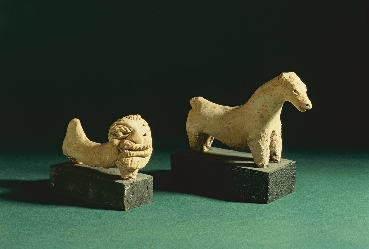 Terrakotta oroszlán és ló, Mohenjodaro, ie 2300-1750 alkotó: Unbekannt Unbekannt