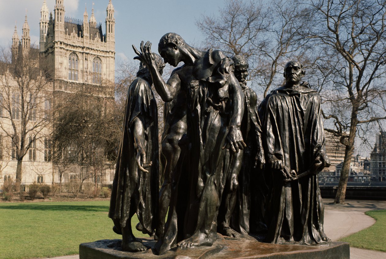 A calais-i polgárok, Auguste Rodin (1840-1917) 1888-ra elkészült alkotó: Unbekannt Unbekannt