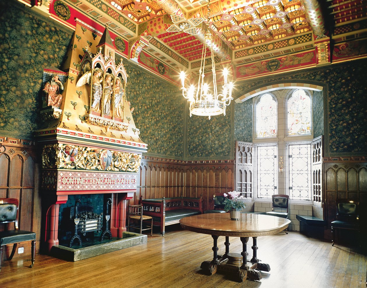 The Dining Room, Cardiff Castle, Wales alkotó: Unbekannt Unbekannt