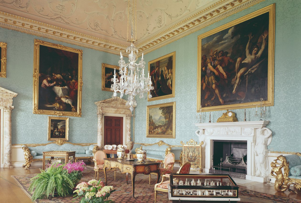 The Drawing Room, Kedleston Hall, Derbyshire alkotó: Unbekannt Unbekannt