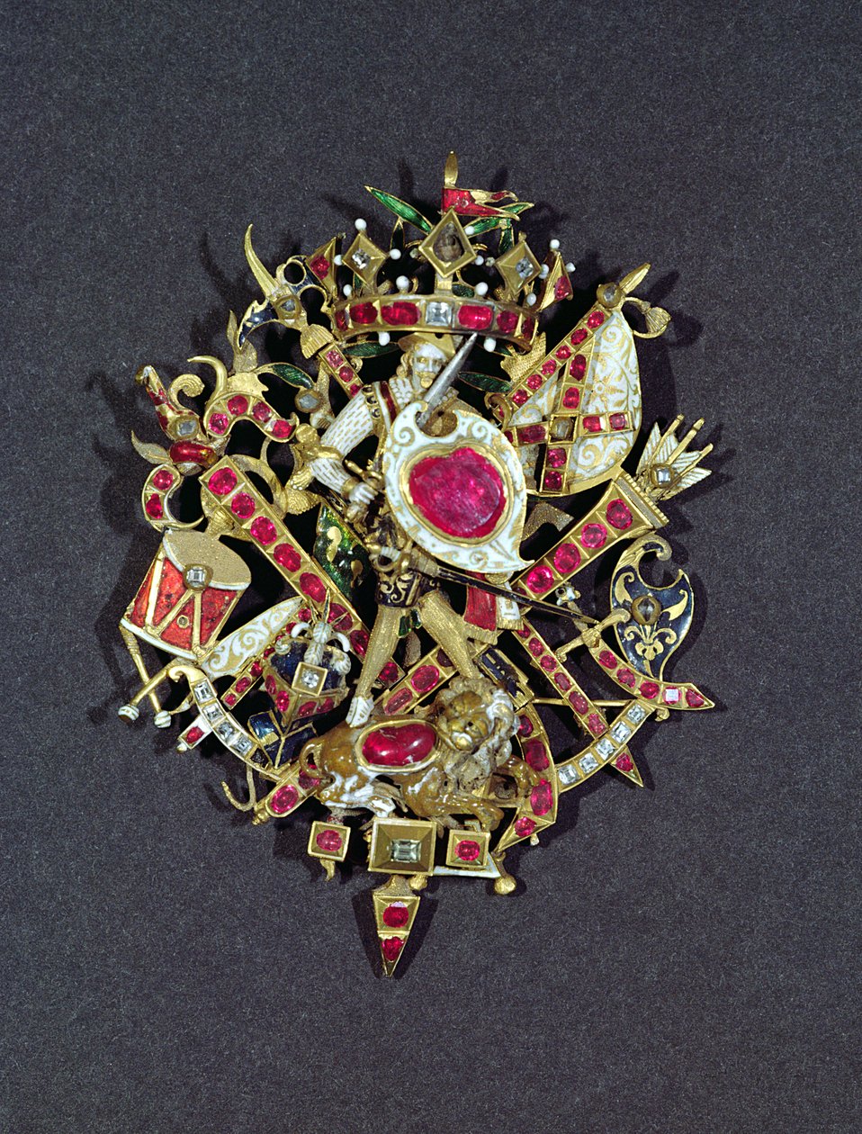 A Naseby Jewel, az 1645-ös Naseby-i csata emlékére alkotó: Unbekannt Unbekannt
