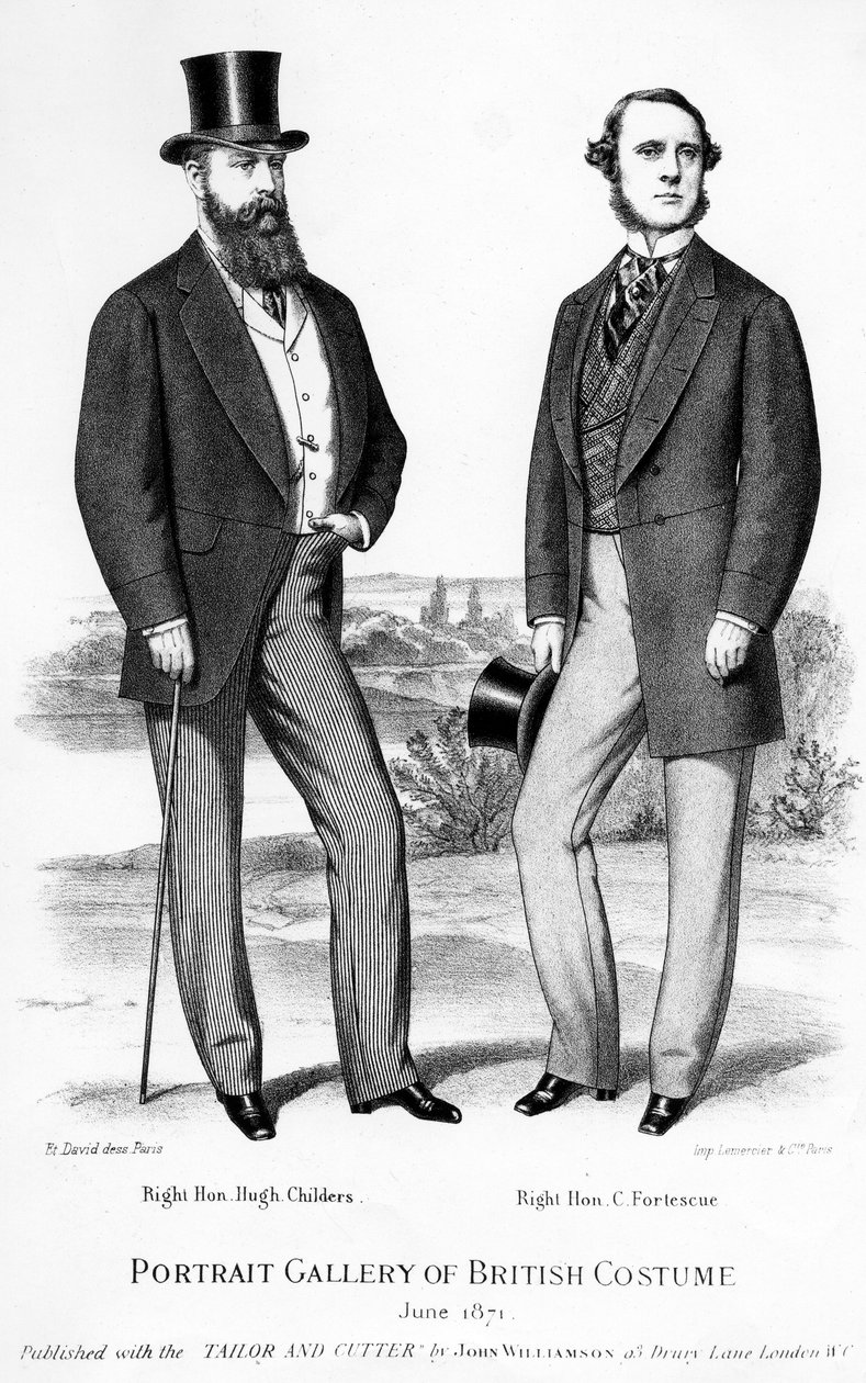 A jobb tiszt. Hugh Childers és a Jobb Hon. C. Fortescue, 1871 alkotó: Unbekannt Unbekannt