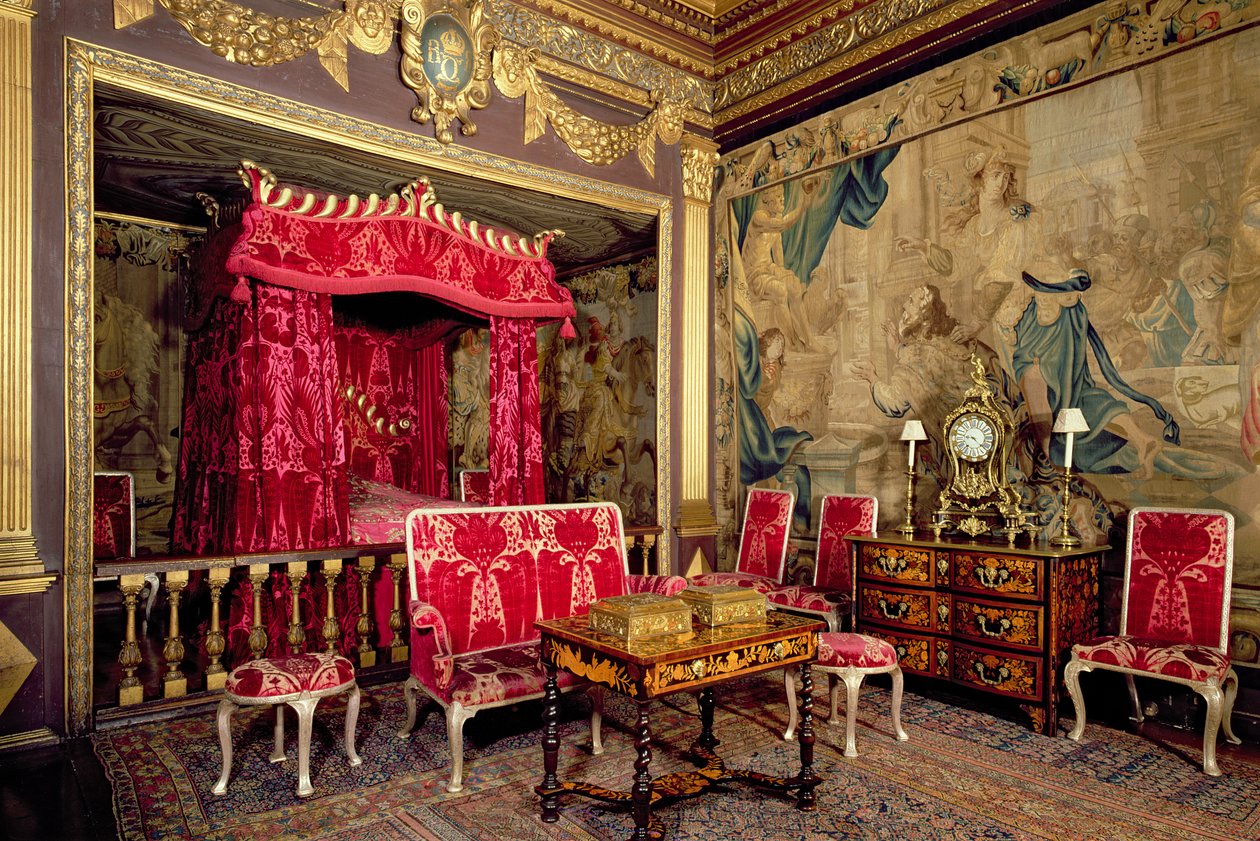 The State Bedroom, Powis Castle, Wales alkotó: Unbekannt Unbekannt