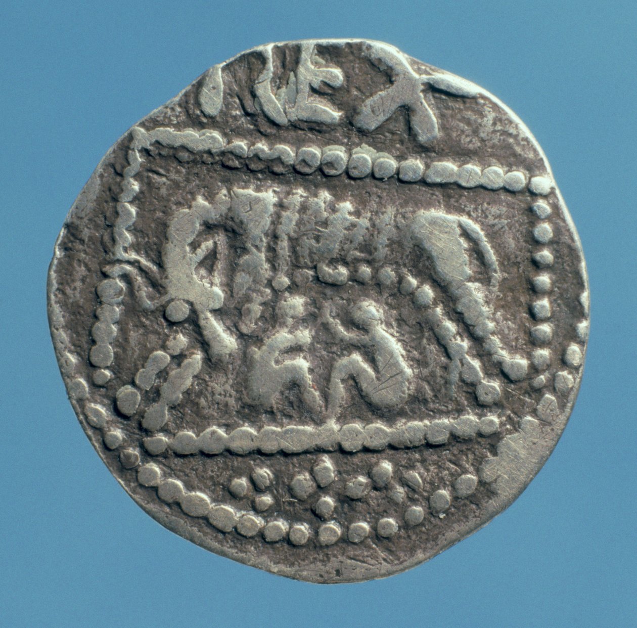 Ethelbert, Kent királyának filléres verzója (ezüst) (lásd: 46895) alkotó: Unbekannt Unbekannt