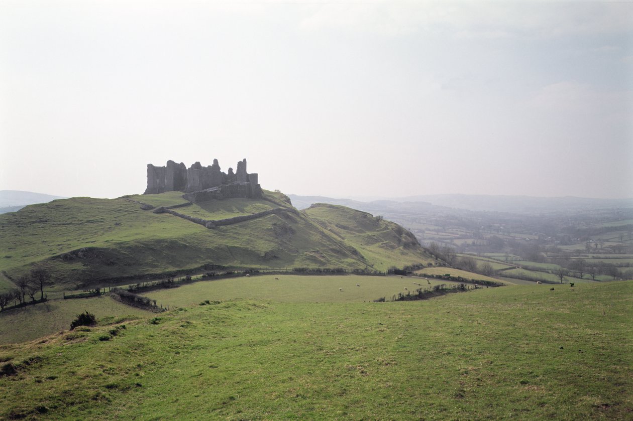 Kilátás a dél-walesi Carreg Cennen kastélyra, 1350 körül épült alkotó: Unbekannt Unbekannt