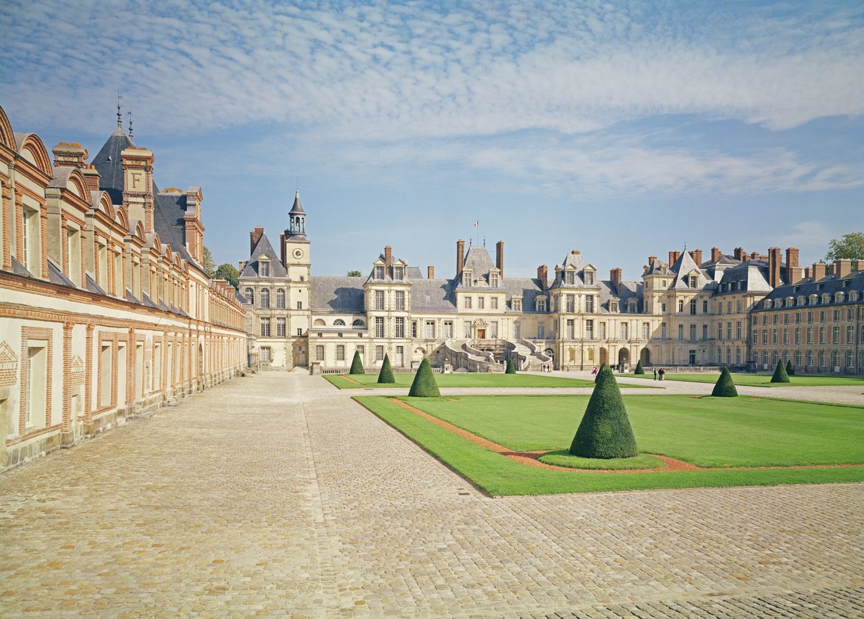 White Horse Courtyard, Fontainebleau palota alkotó: Unbekannt Unbekannt