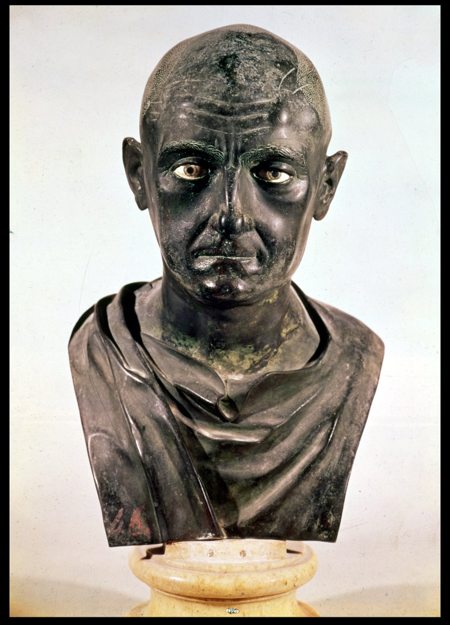 Publius Cornelius Scipio "Africanus" római hadvezér mellszobra alkotó: Unbekannt Unbekannt