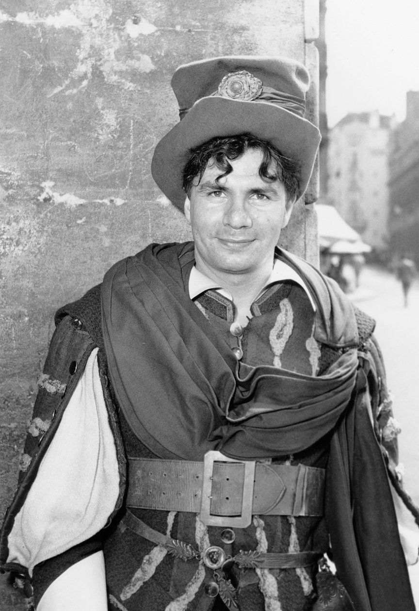 Michel Galabru francia színész a The Conservatoire of Theatre-ben 1950. július alkotó: Unbekannt Unbekannt