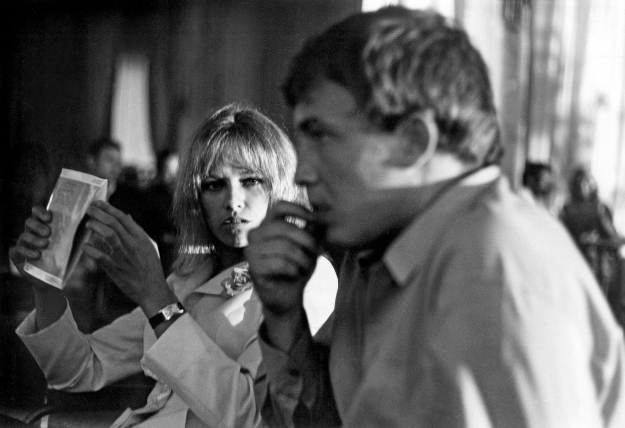 Nathalie Delon és Stefan Markovic Saint-Tropezben 1967-ben alkotó: Unbekannt Unbekannt