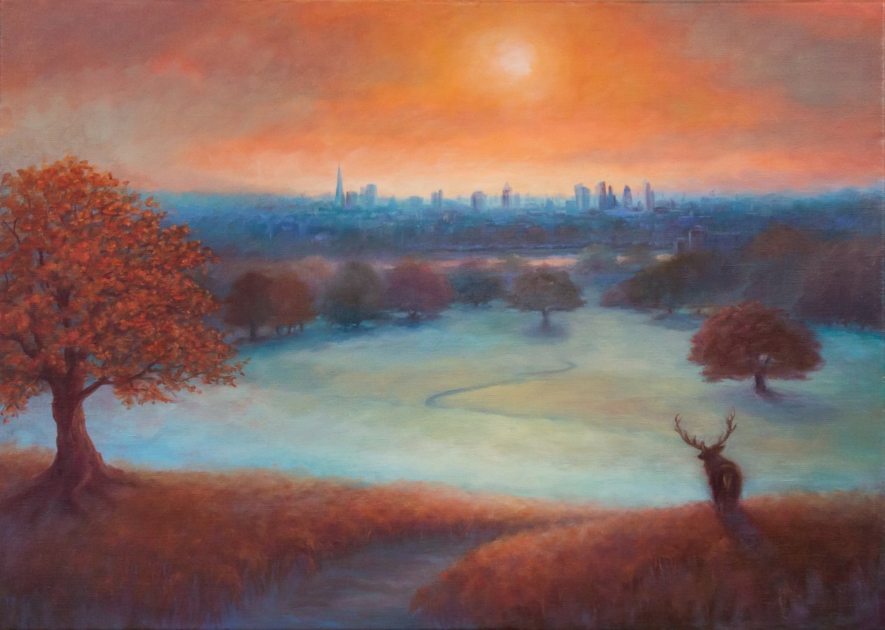 City View London a Richmond Parkból), 2017, alkotó: Unbekannt Unbekannt