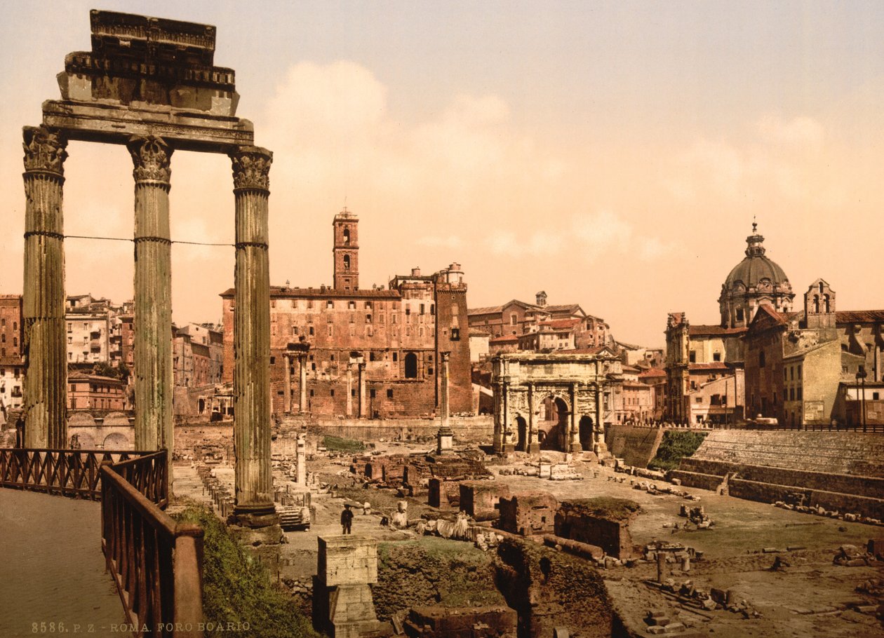 Forum Romano, Róma, Olaszország, 1890 körül – 1900 körül alkotó: Unbekannt Unbekannt