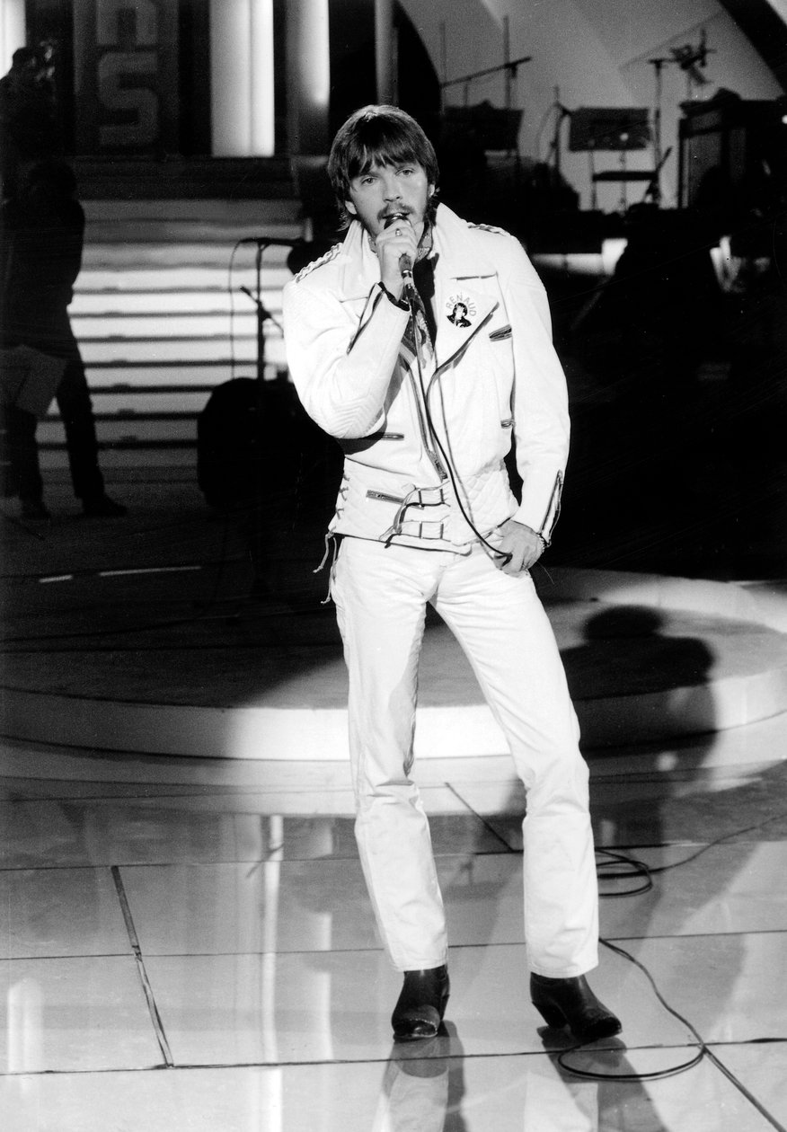 Renaud Renaud francia énekes a tévéműsorban 1981. január 23-án alkotó: Unbekannt Unbekannt