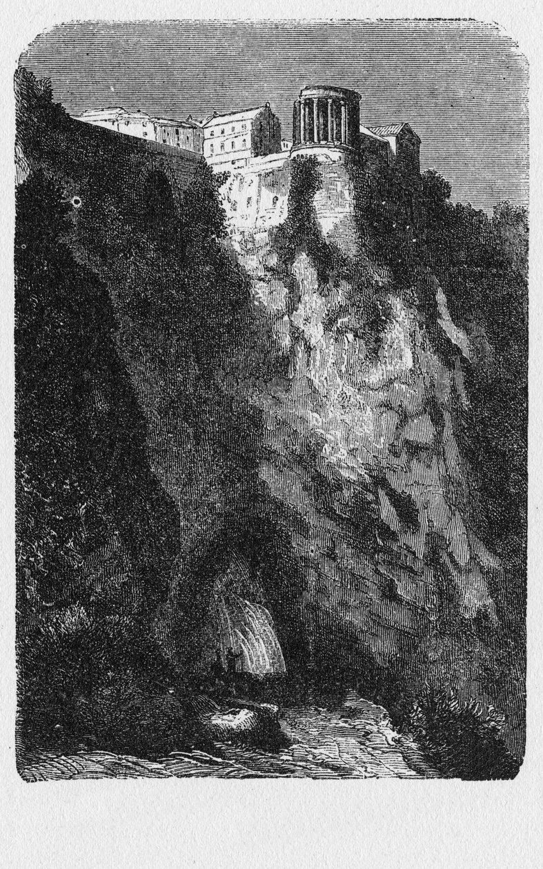 Az ókori Róma története. Hercules Victor vagy Hercules Olivarius temploma egy ősi építmény a Piazza Bocca della Verità téren, a Forum Boarium területén, közel a római Tiberishez. alkotó: Unbekannt Unbekannt