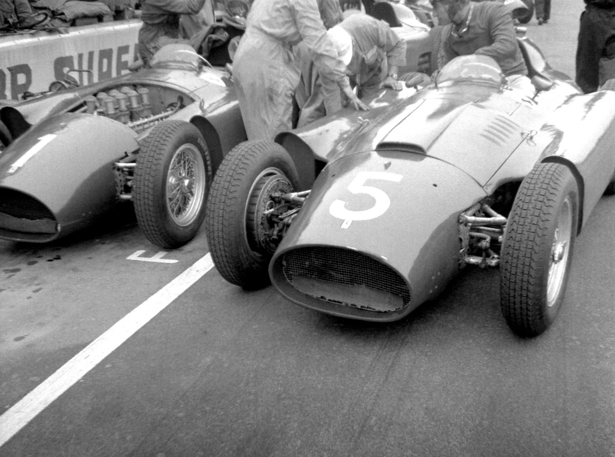 Lancia ferraris a boxban, 1956 alkotó: Unbekannt Unbekannt