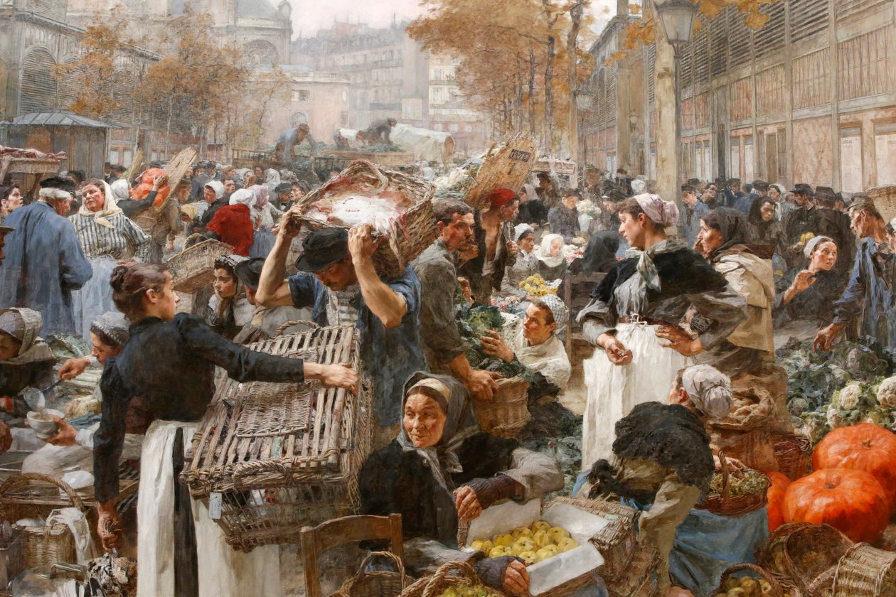 Leon Lhermite, Les Halles alkotó: Unbekannt Unbekannt