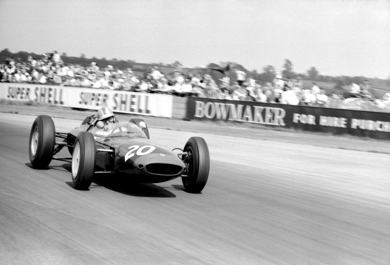 Mike Hailwood vezeti a Parnell Lotus 24-ét, 1963 alkotó: Unbekannt Unbekannt