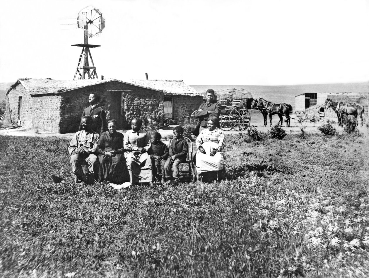 Pioneer családi portré, Custer megye, Nebraska, 1888 alkotó: Unbekannt Unbekannt
