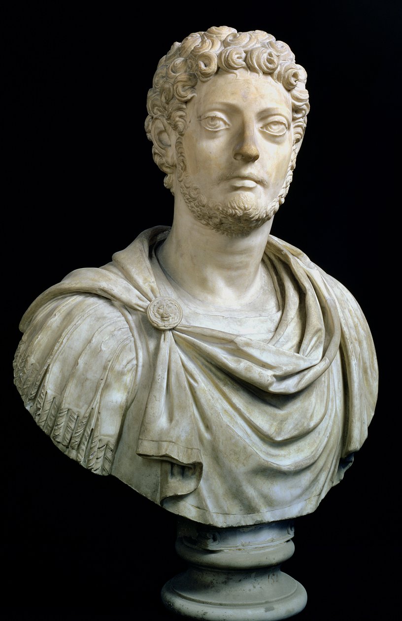 Lucius Aurelius Commodus császár arcképe mellszobra alkotó: Unbekannt Unbekannt