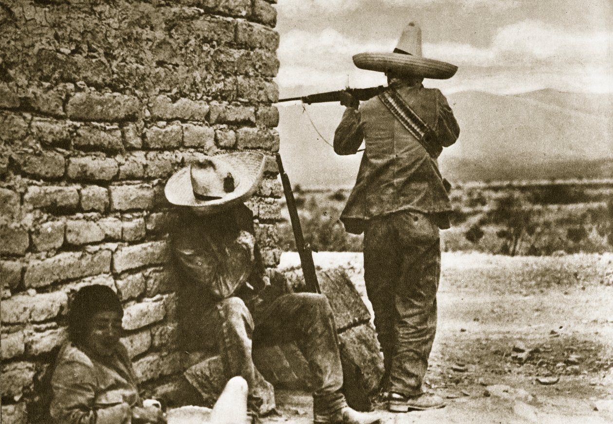 Lázadó mesterlövészek megtámadják Juarez városát, 1911. május 10 alkotó: Unbekannt Unbekannt