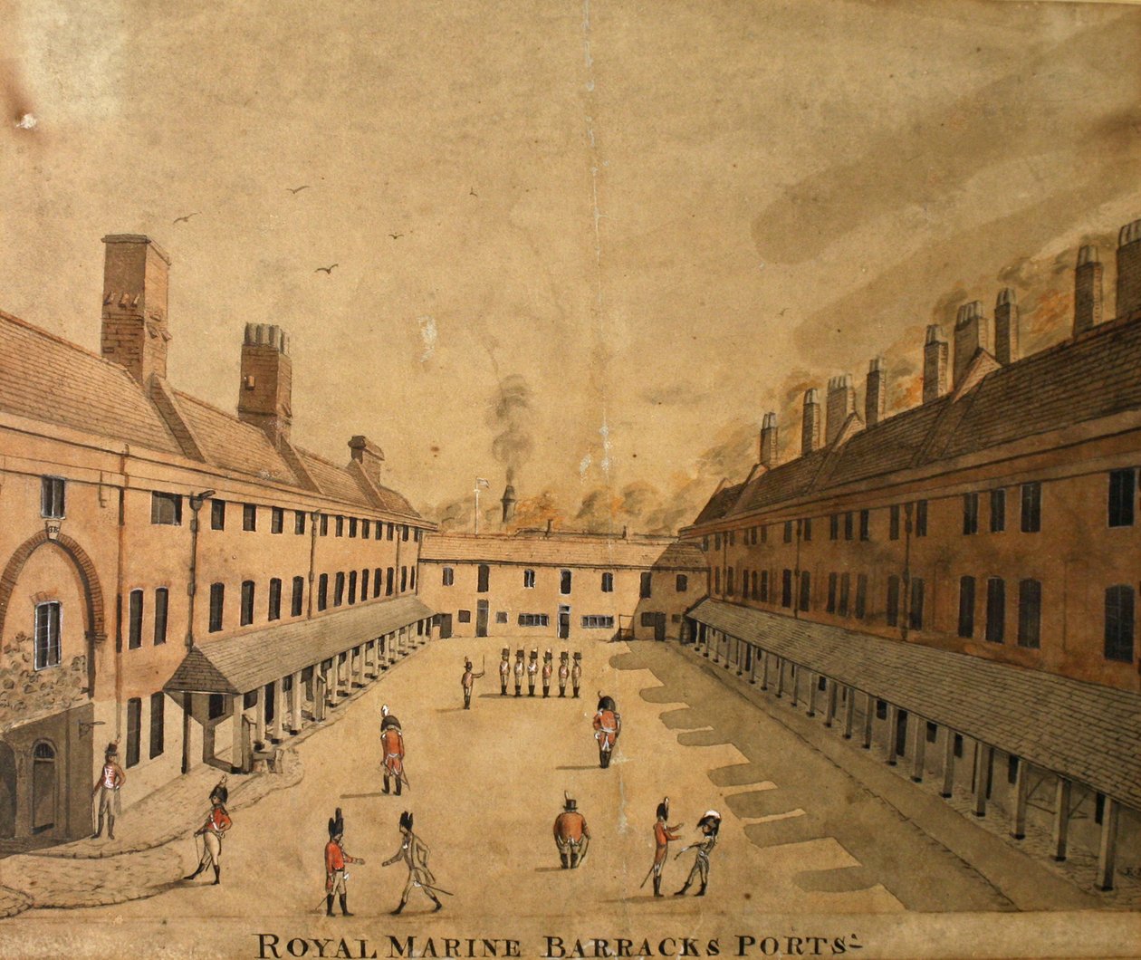 Royal Marine Barracks, Portsmouth, Hampshire alkotó: Unbekannt Unbekannt