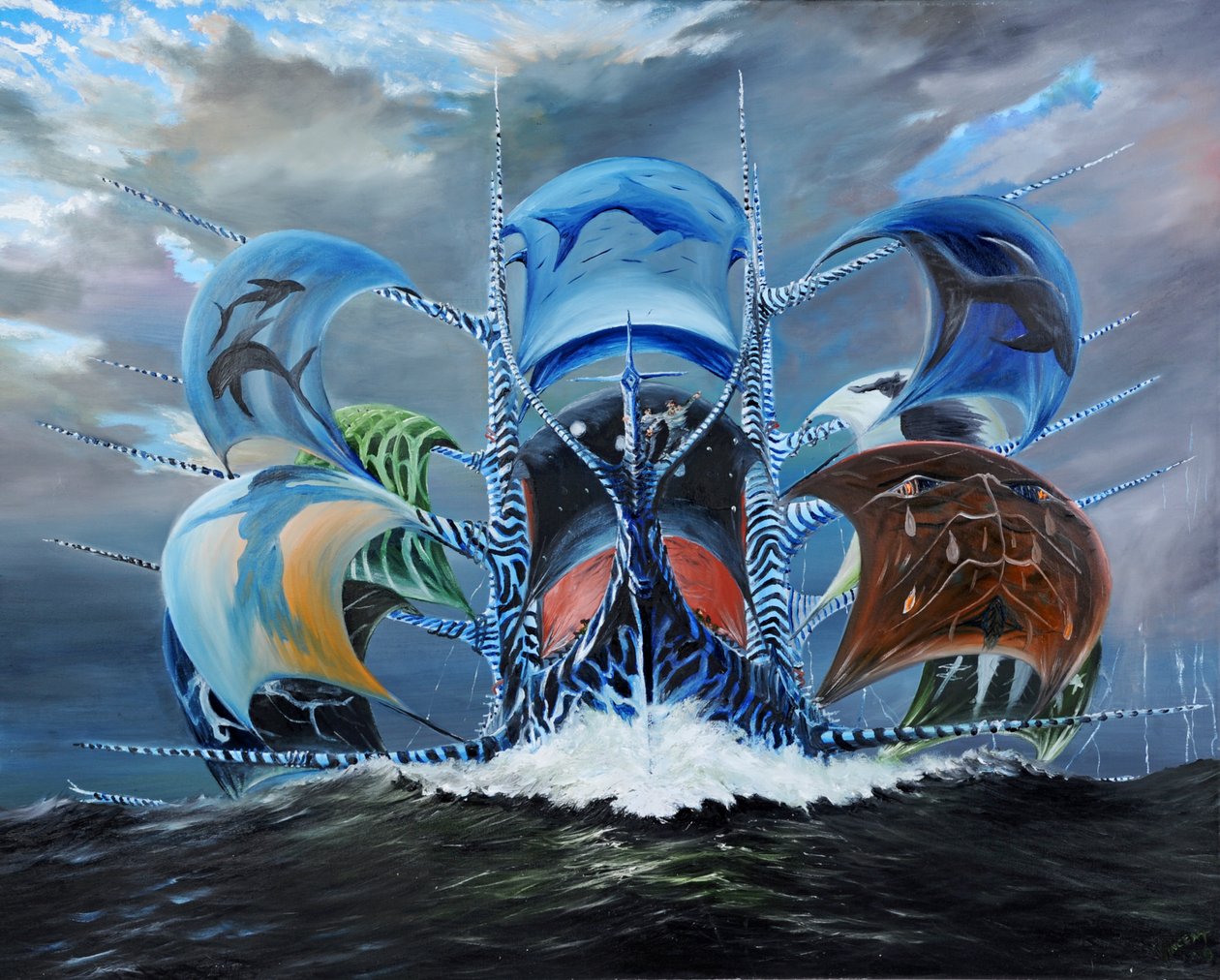 Viharalkotók, Salish Sea, 2018, alkotó: Unbekannt Unbekannt