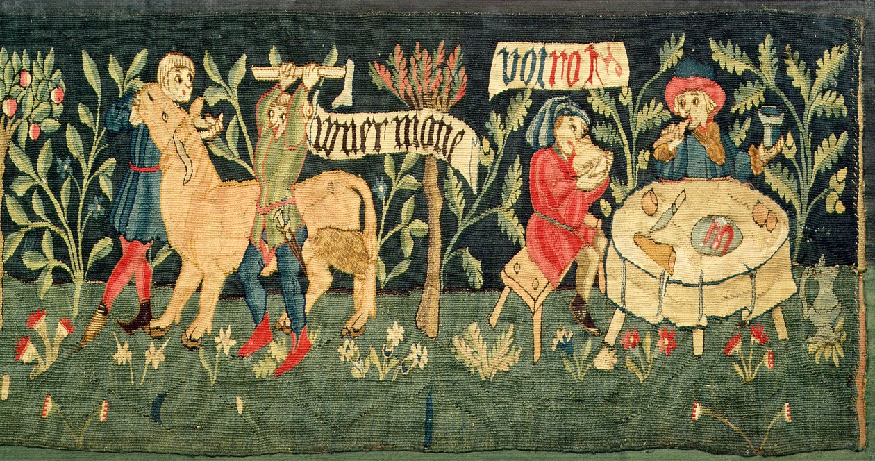 Gobelin a hónapok munkásaival alkotó: Unbekannt Unbekannt