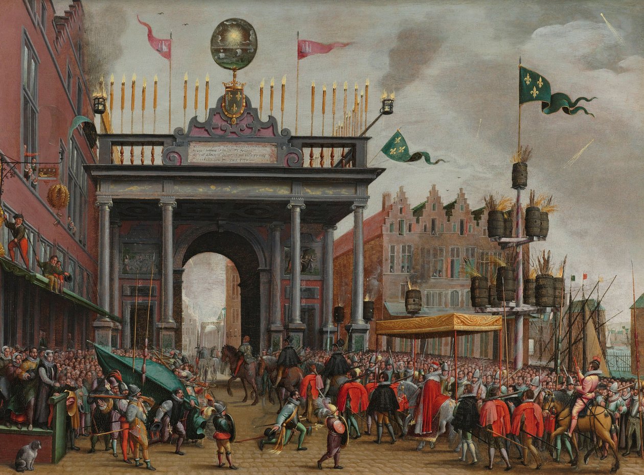 Anjou herceg örömteli belépése, 1582-1600 alkotó: Unbekannt Unbekannt